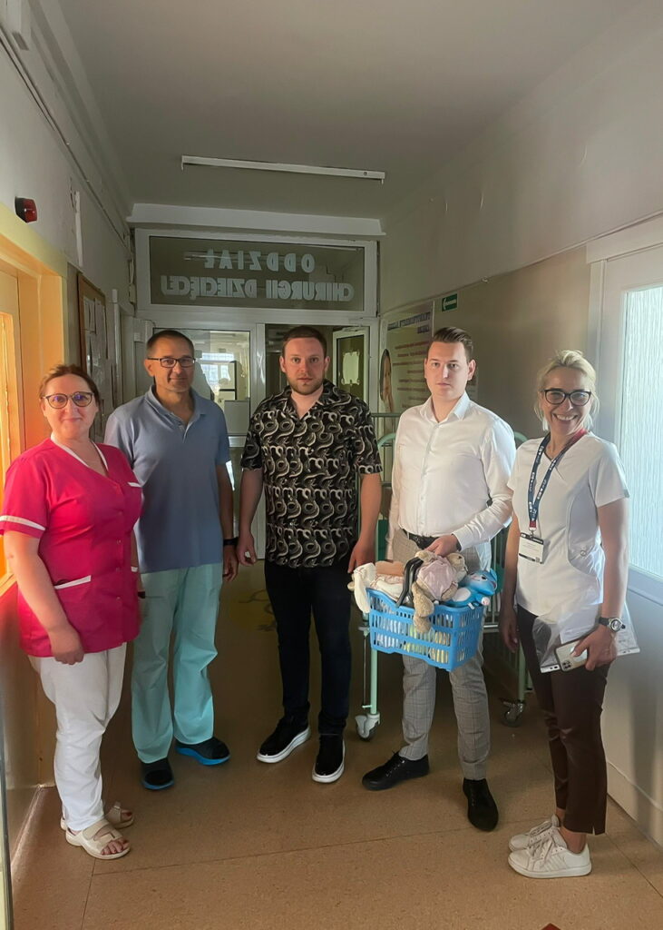 Dzień Dziecka w szpitalu w Łasku