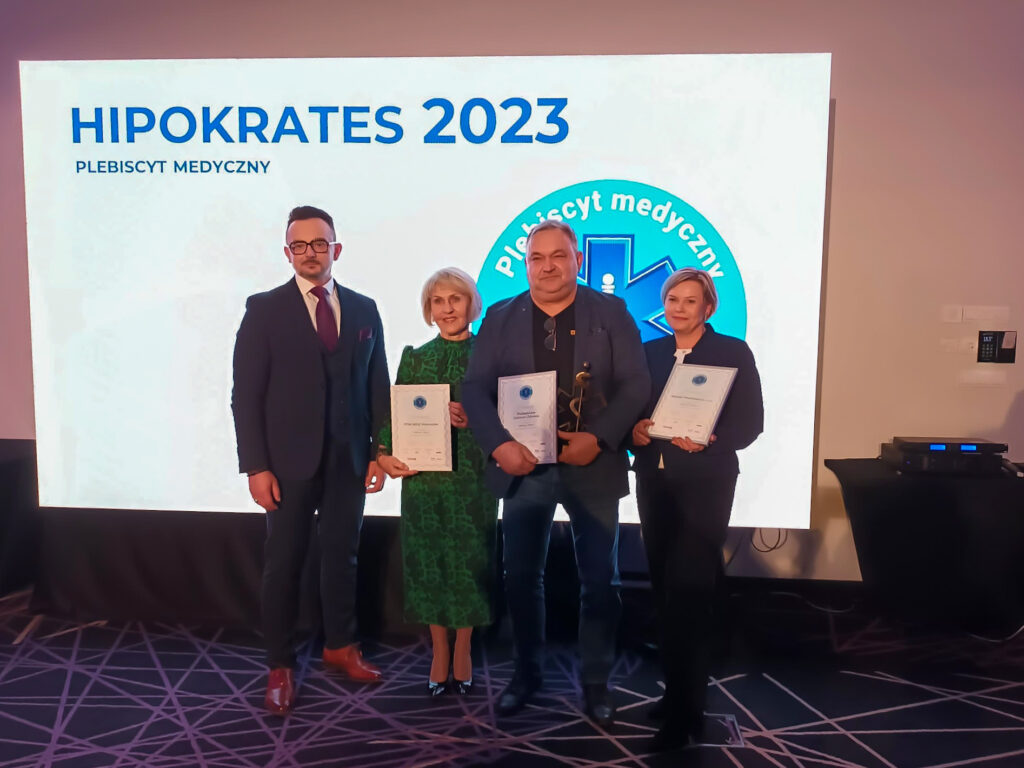 Zdobyliśmy II miejsce w Plebiscycie Medycznym Hipokrates 2023!