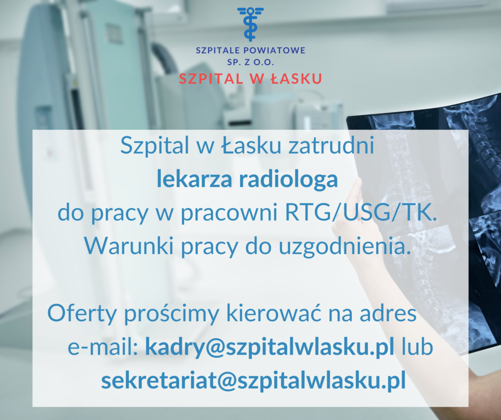 Zatrudnimy lekarza radiologa