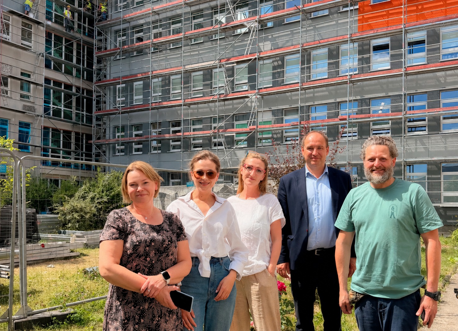 🏥 Pierwszy odbiór prac przez Inspektora Nadzoru – termomodernizacja Szpitala Powiatowego w Łasku